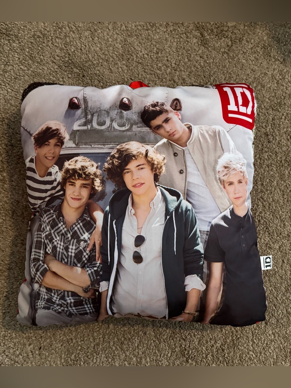 One Direction Throw Pillow